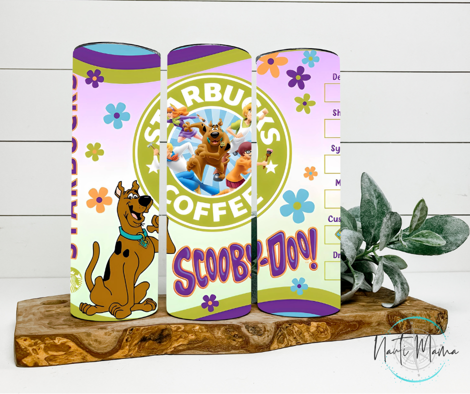 Great Dane Cartoon 20 oz skinny tumbler