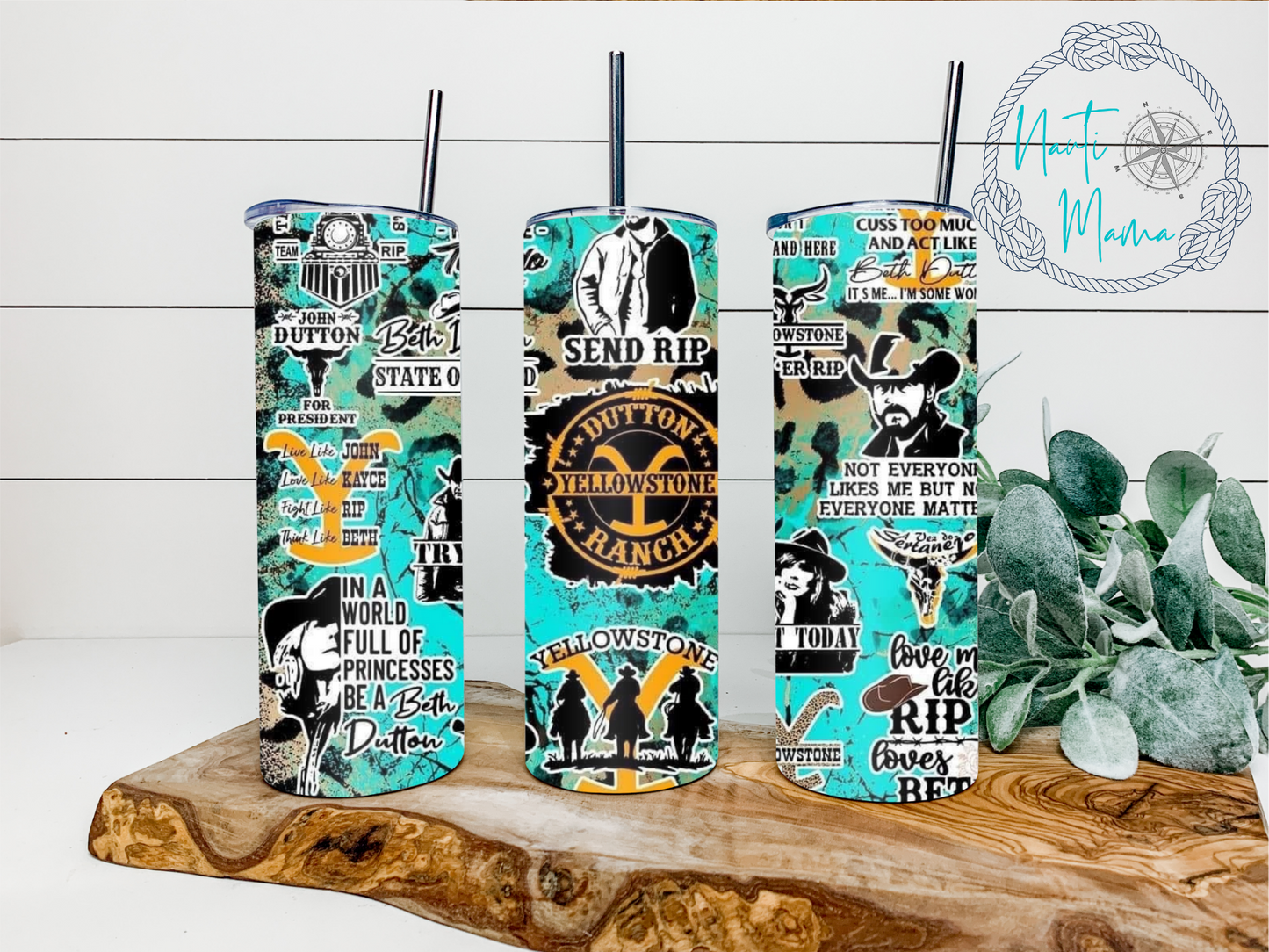 Send Rip Y Ranch 20 oz skinny tumbler